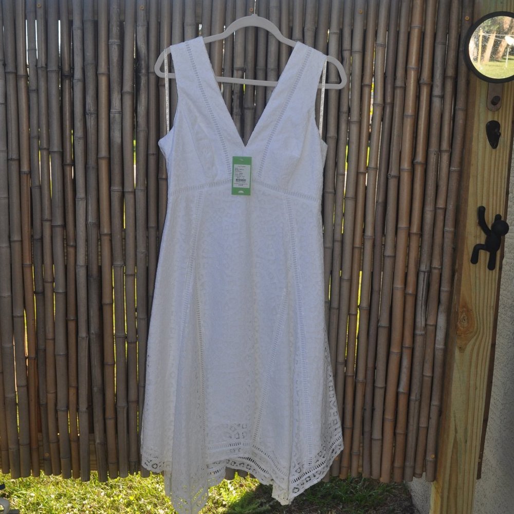 Brand New with Tags Lilly Pulitzer white dress sz4